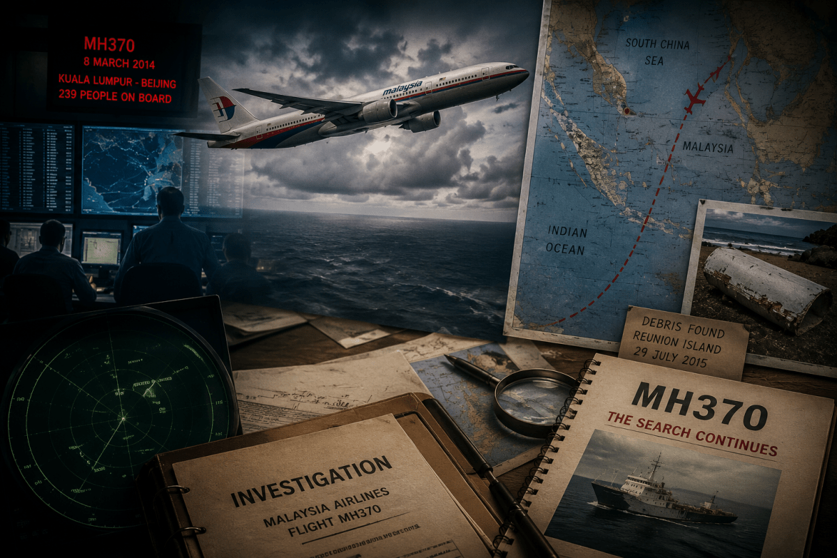 MH370: El vuelo que desapareció y dejó una ruta de señales, restos y preguntas sin respuesta